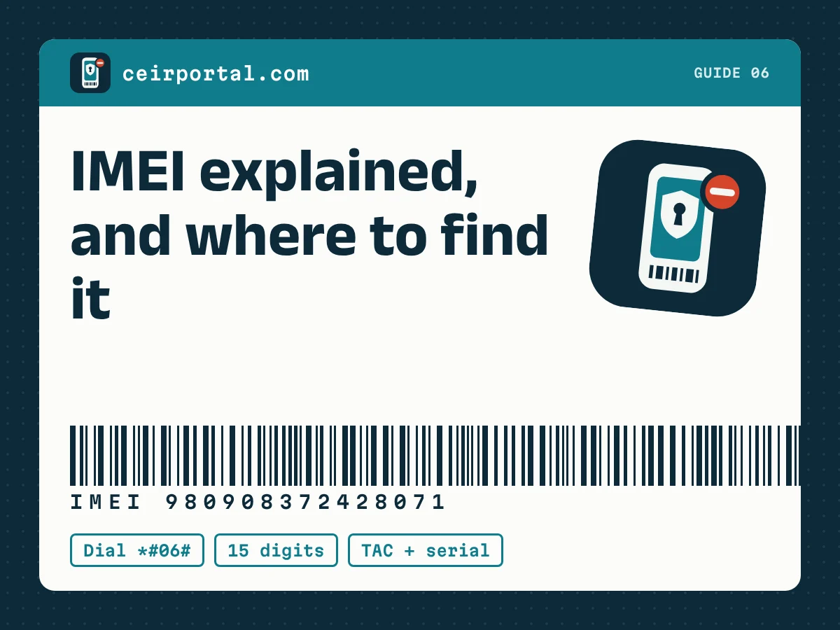IMEI explained, and where to find it